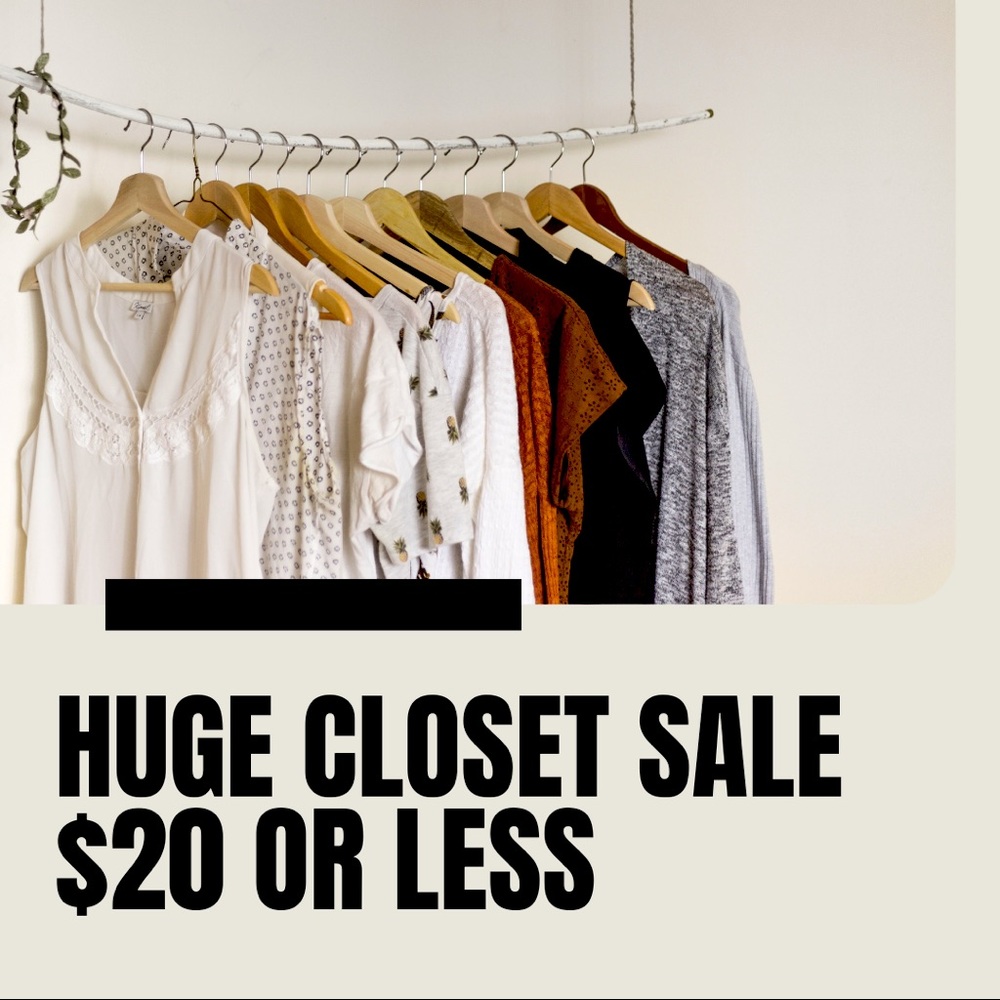 Huge Closet Sale